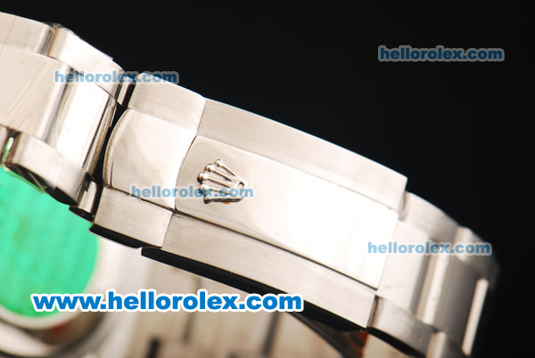 Rolex Air King Automatic Movement Full Steel with Rose Gold Dial and White Markers - Click Image to Close